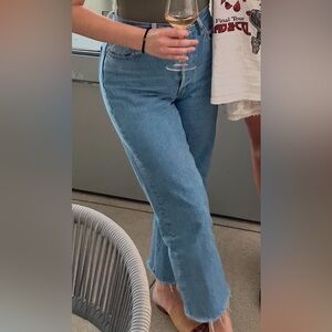 Levi Ribcage straight ankle jeans